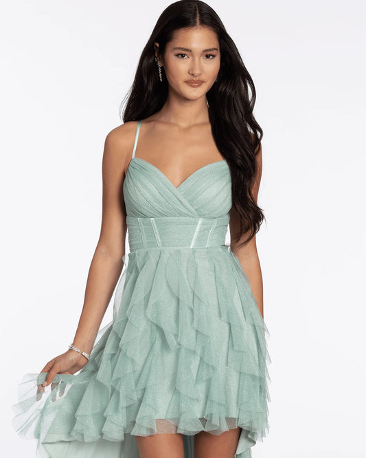 sweetheart a-line maxi homecoming dress - image 1