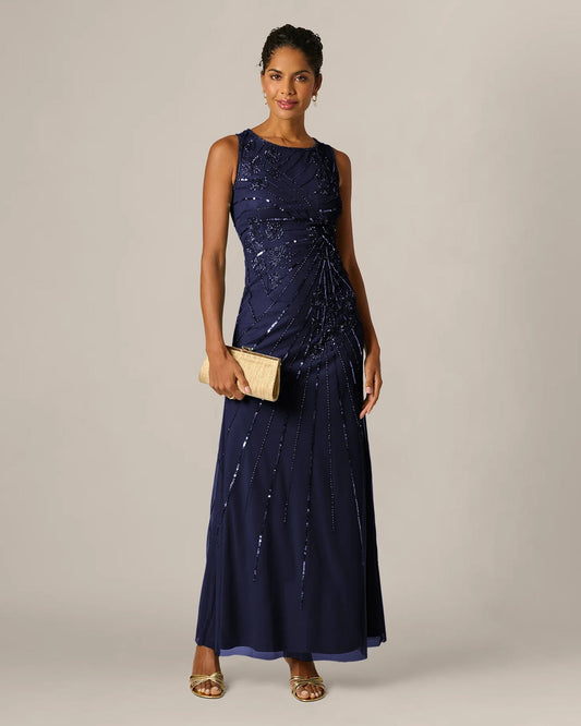 mermaid maxi mother of the bride dress - image 1