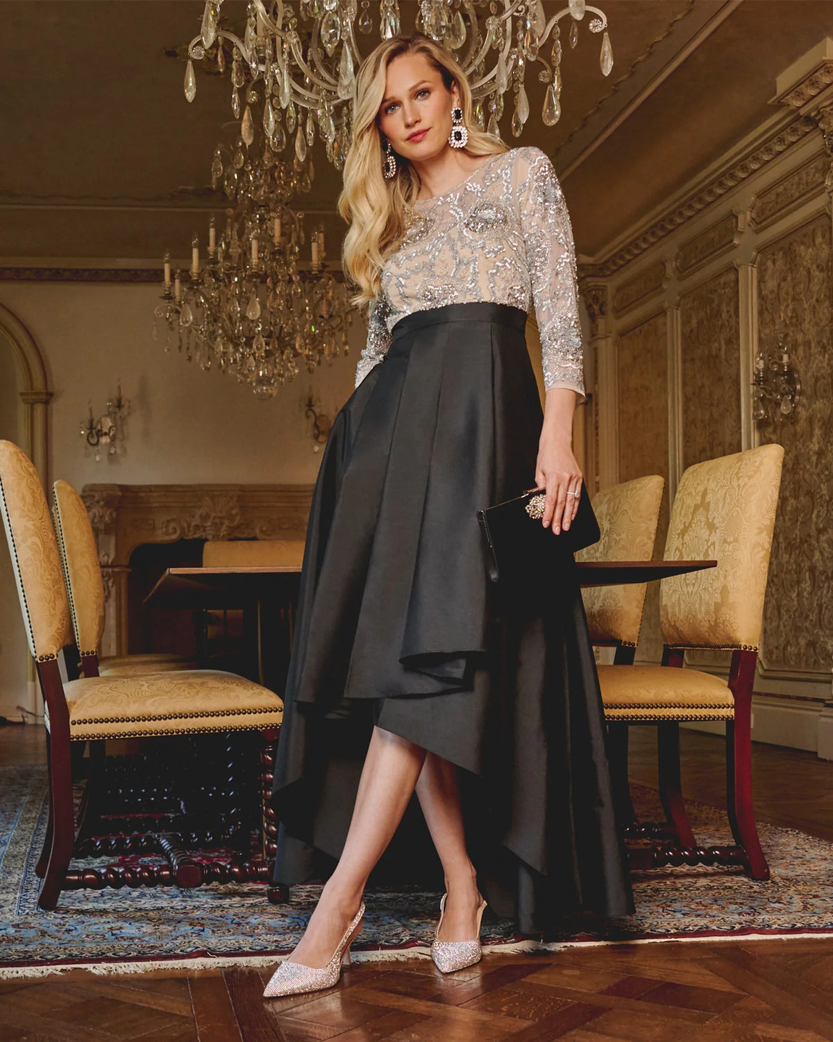 a-line maxi mother of the bride dress - image 1