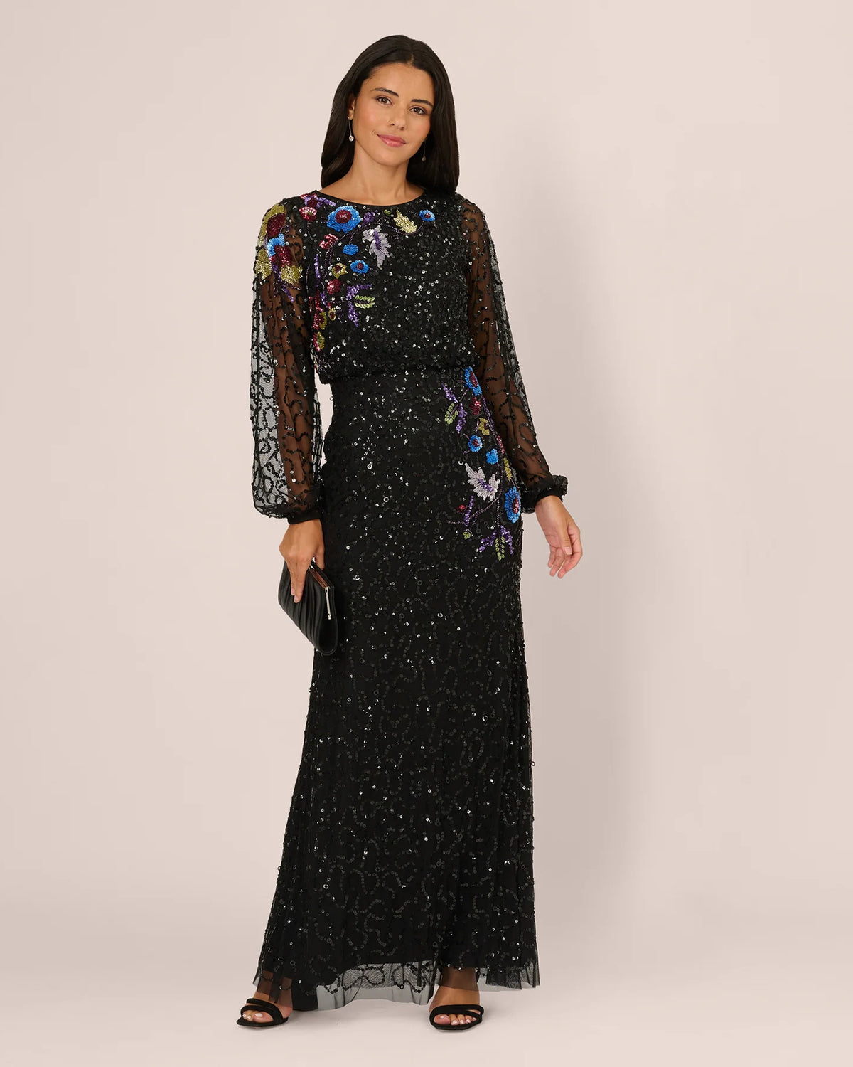 a-line maxi mother of the bride dress - image 1