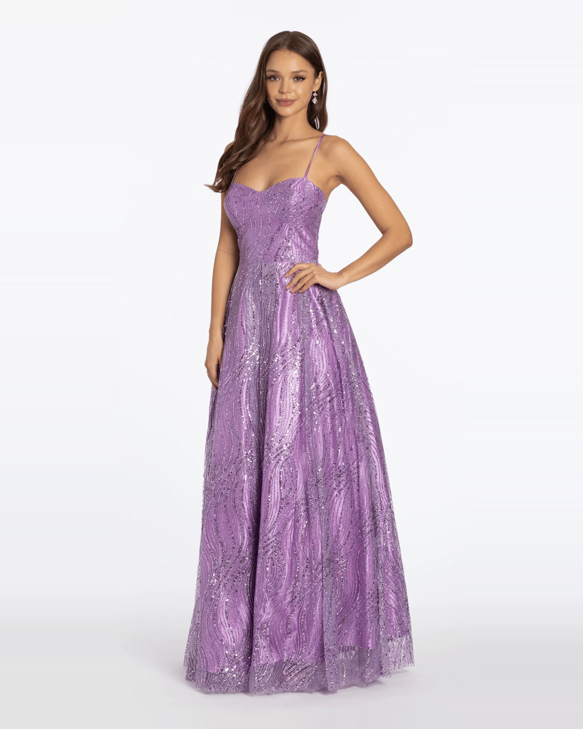 sweetheart ball-gown floor-length prom dress - image 1
