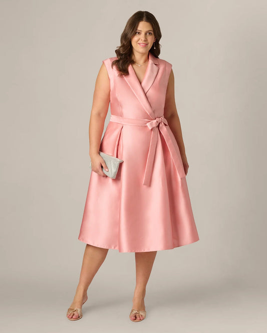 a-line midi mother of the bride dress - image 1