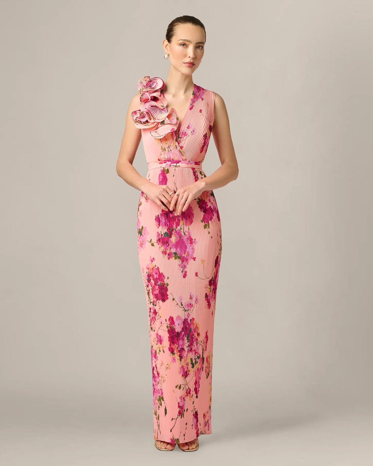 a-line maxi mother of the bride dress - image 1