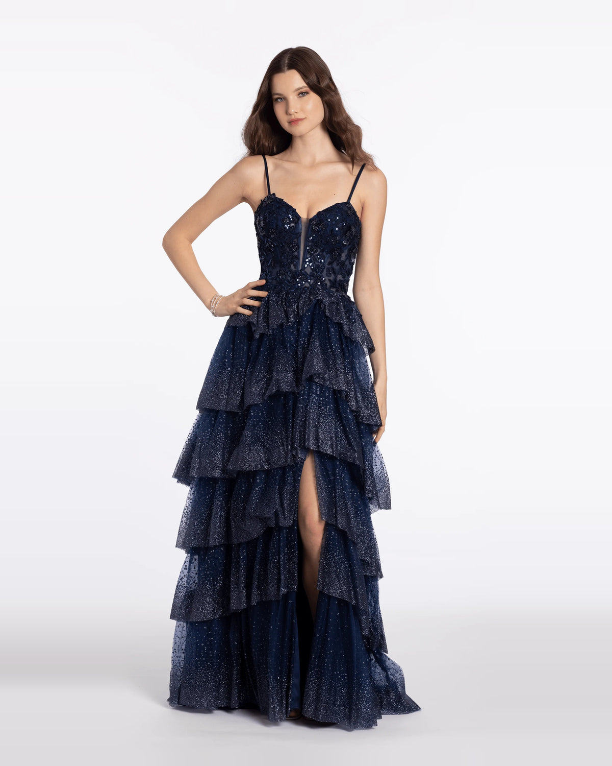 sweetheart a-line floor-length prom dress - image 1