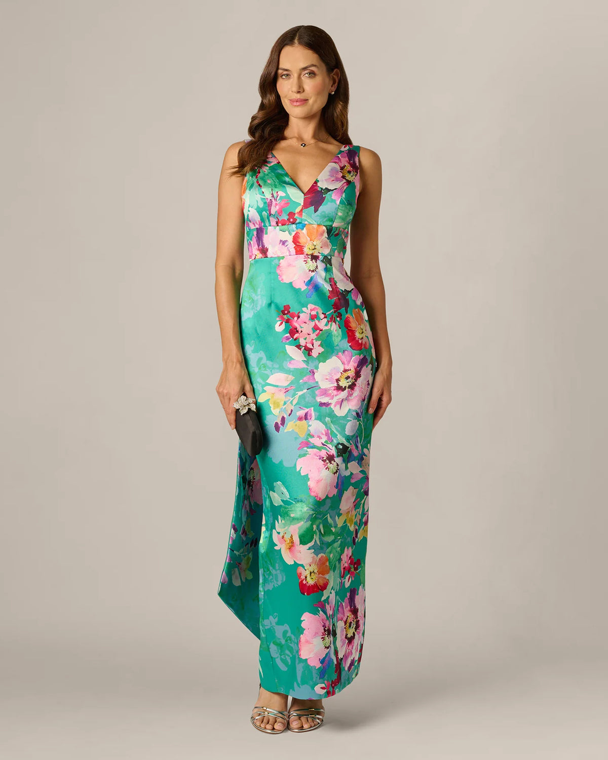 sheath maxi mother of the bride dress - image 1