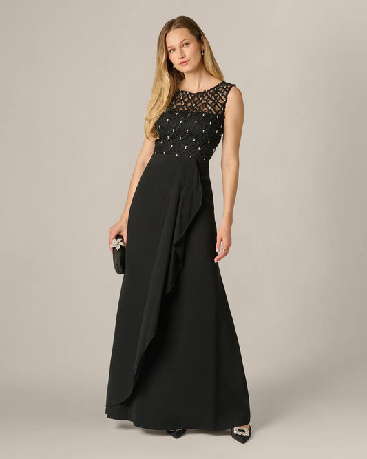 a-line maxi mother of the bride dress - image 1