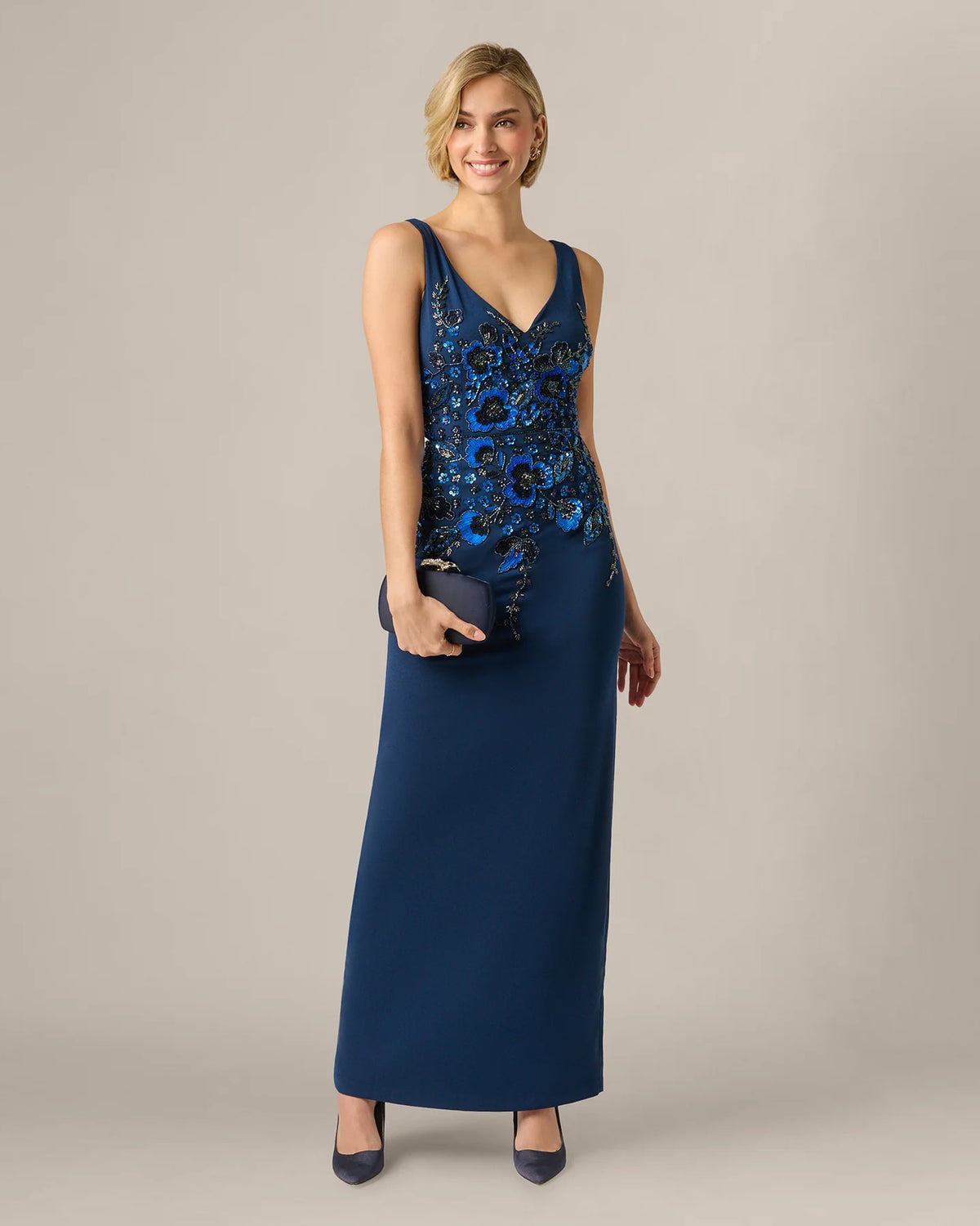 a-line maxi mother of the bride dress - image 1