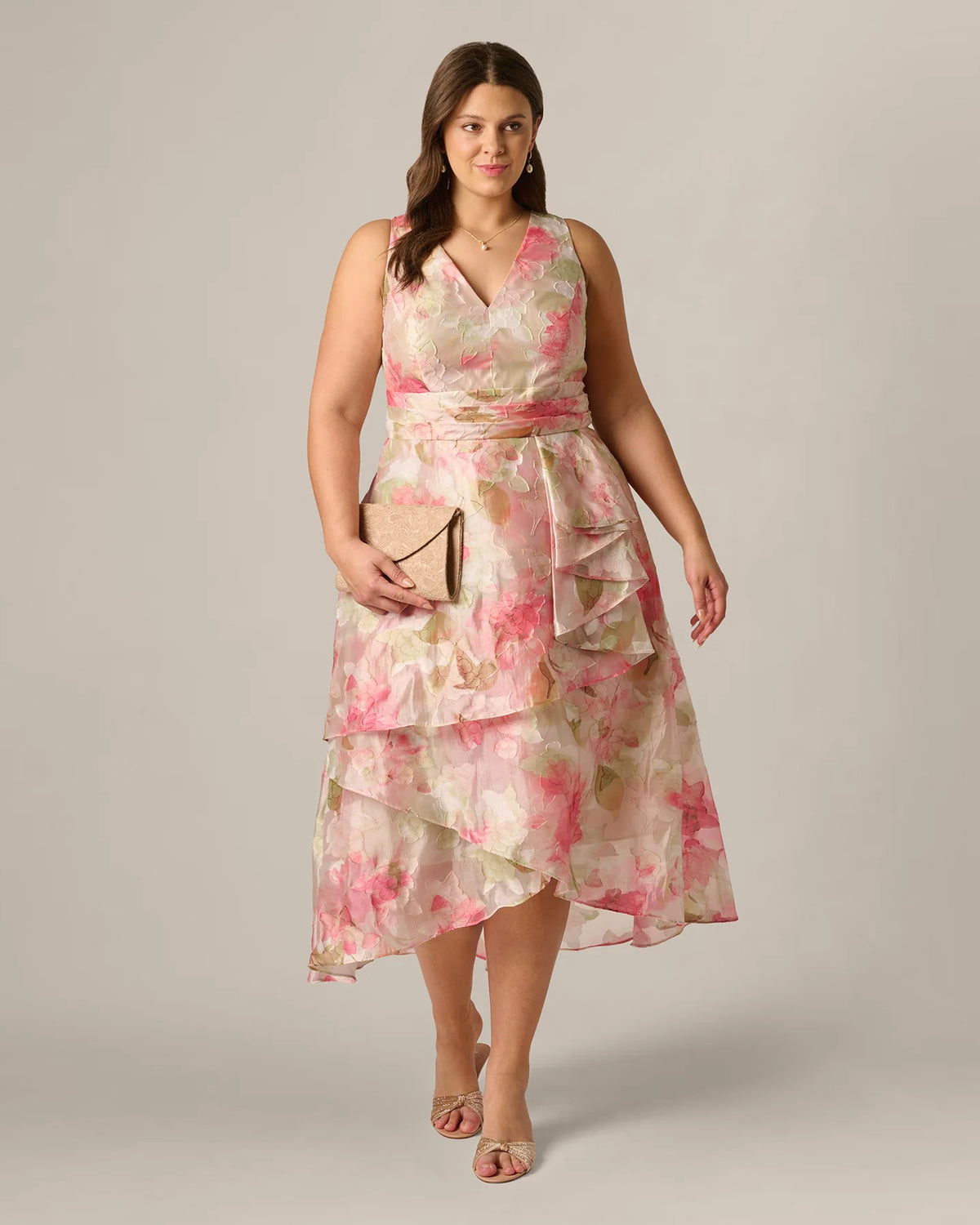 a-line midi mother of the bride dress - image 1