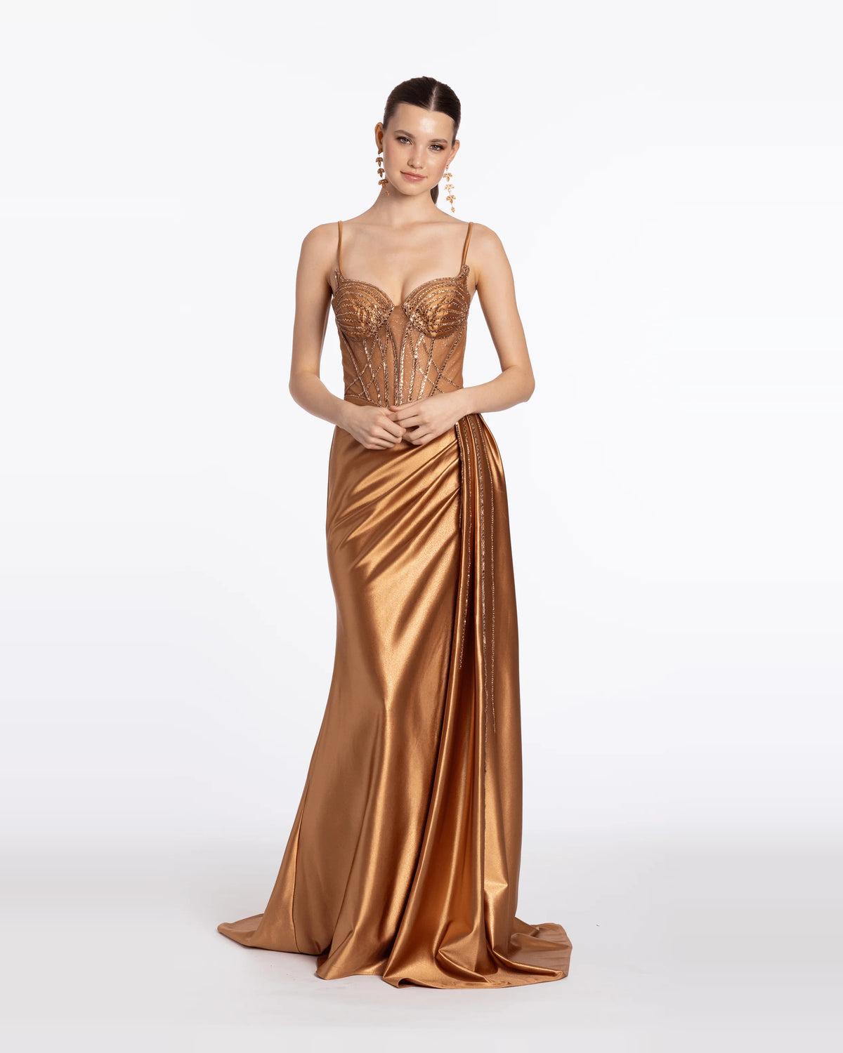 column maxi prom dress - image 1