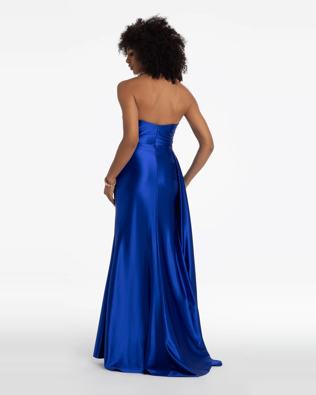 sweetheart trumpet maxi prom dress - image 2