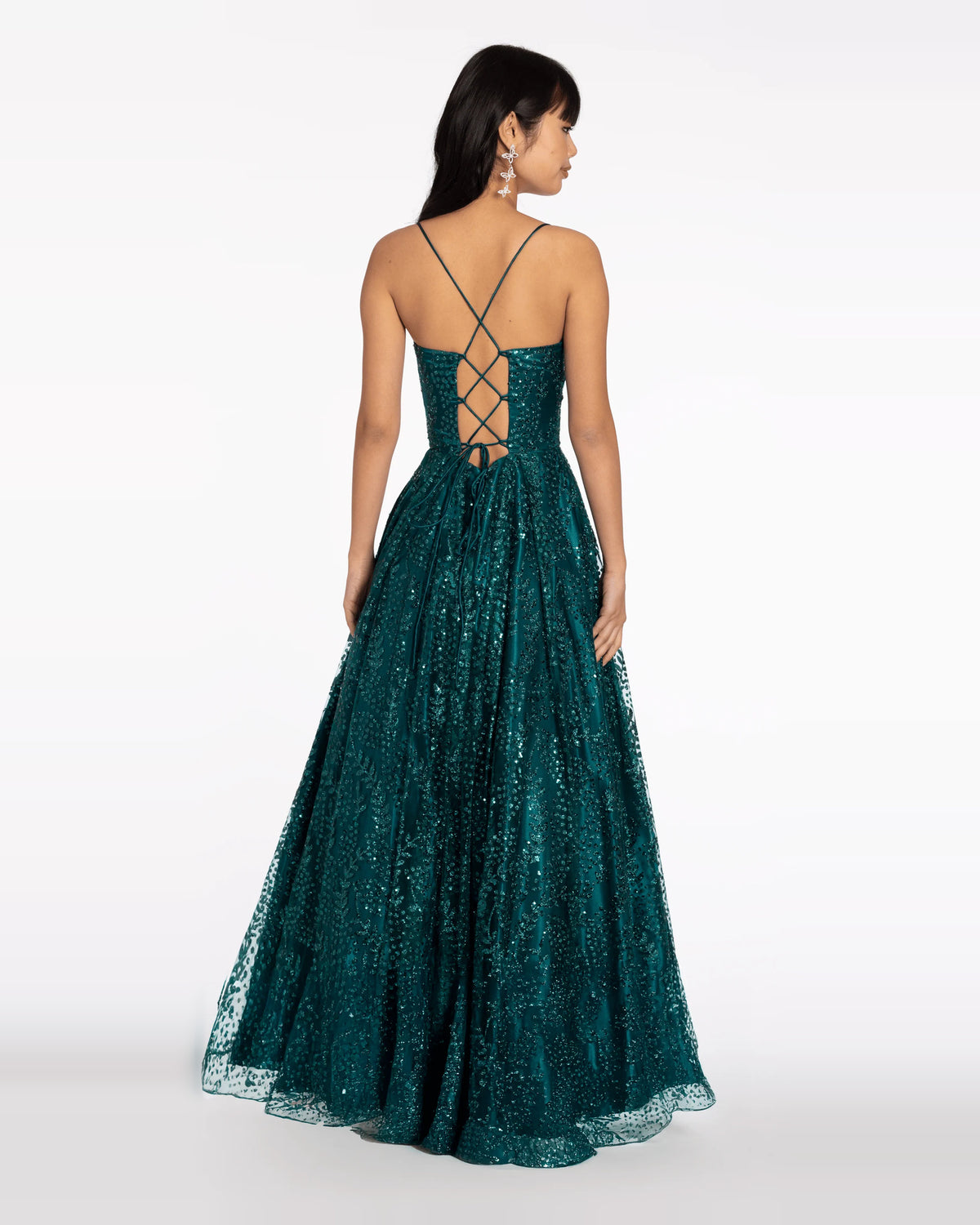 sweetheart ball-gown floor-length prom dress - image 2