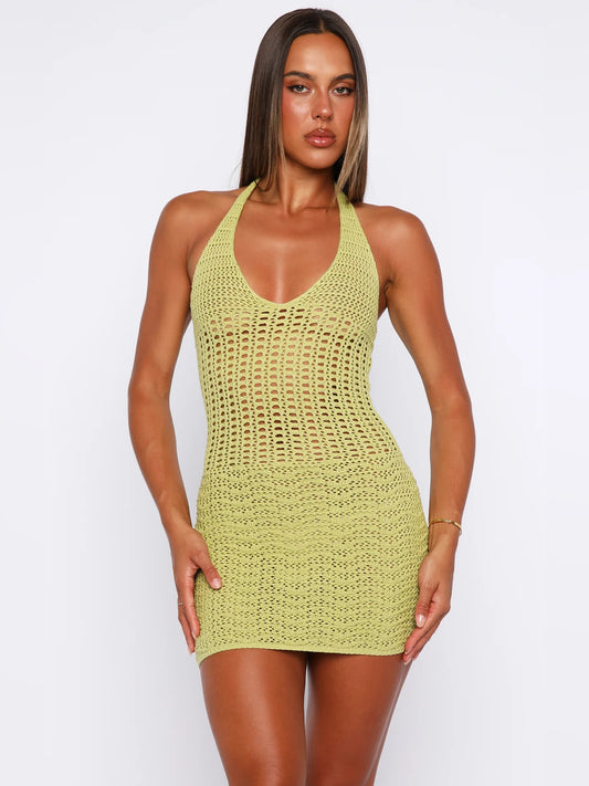 Gold mini homecoming dress, alternate view showing the bodice and skirt
