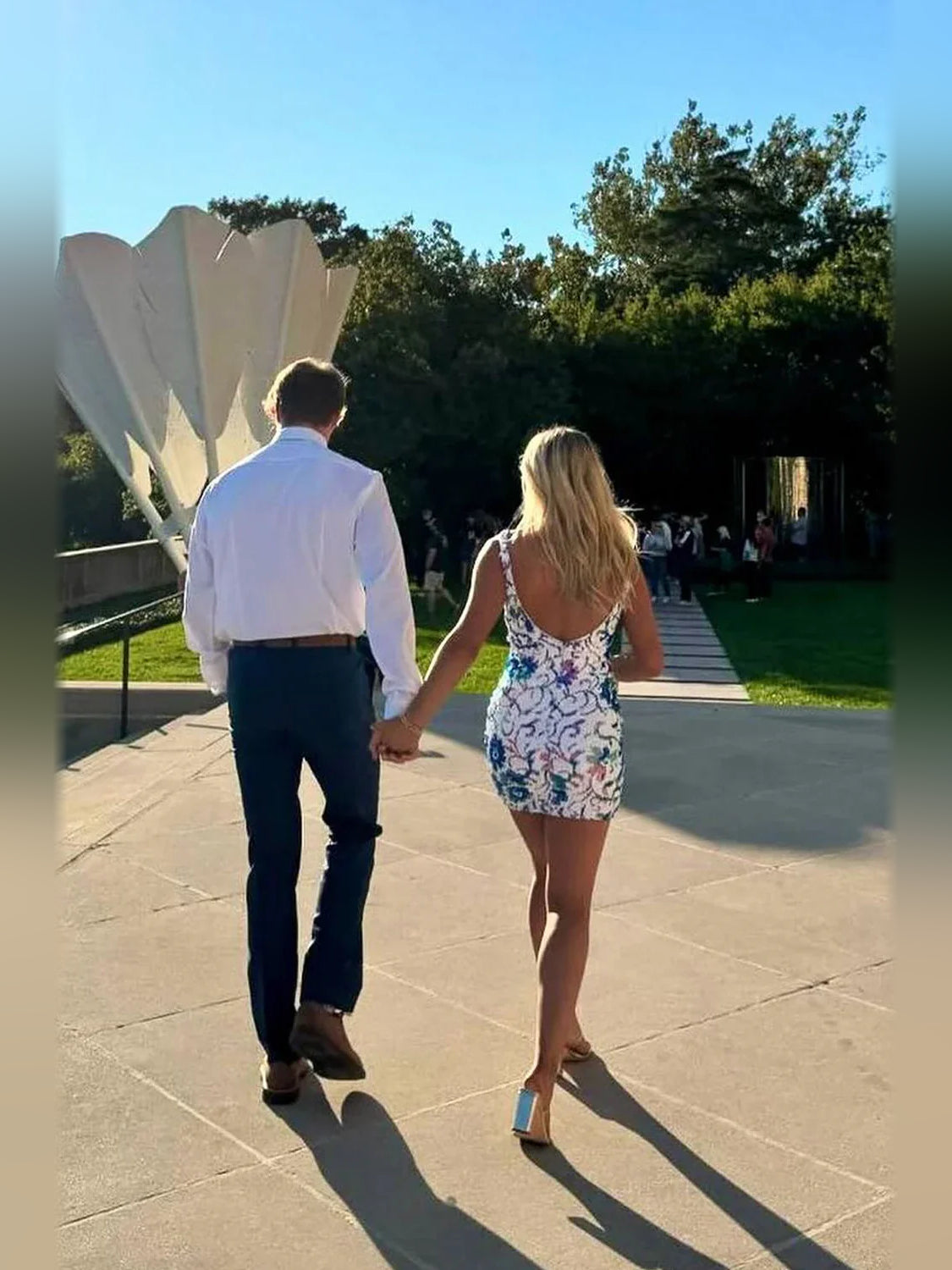 As Picture short homecoming dress, back view showing the rear of the dress