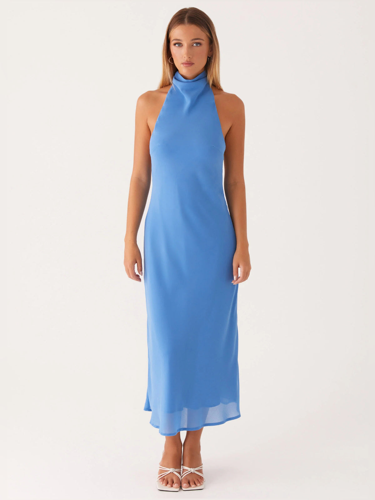 Azure midi formal dress, alternate view