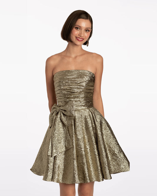 strapless fit-and-flare maxi homecoming dress - image 2