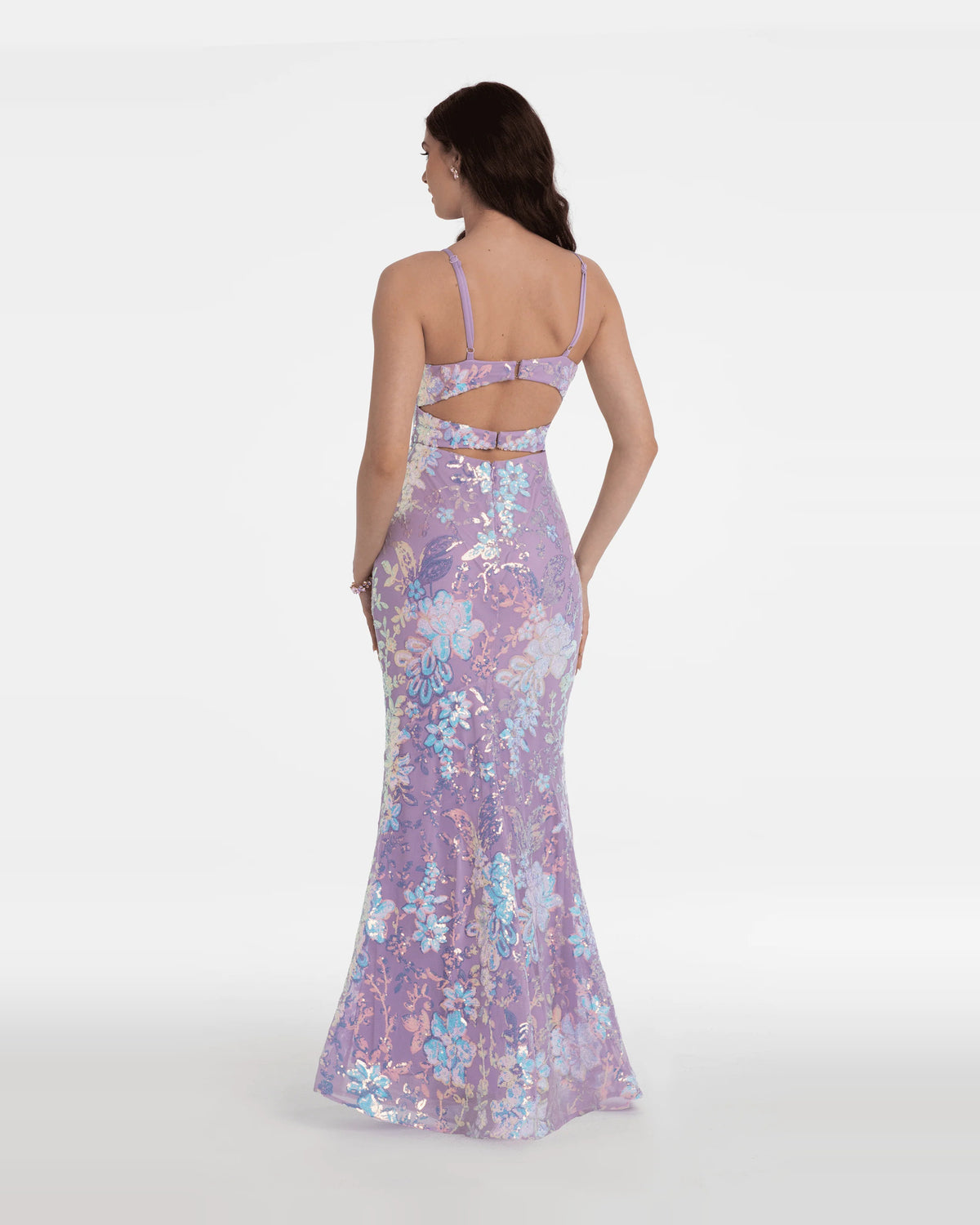 mermaid maxi prom dress - image 2