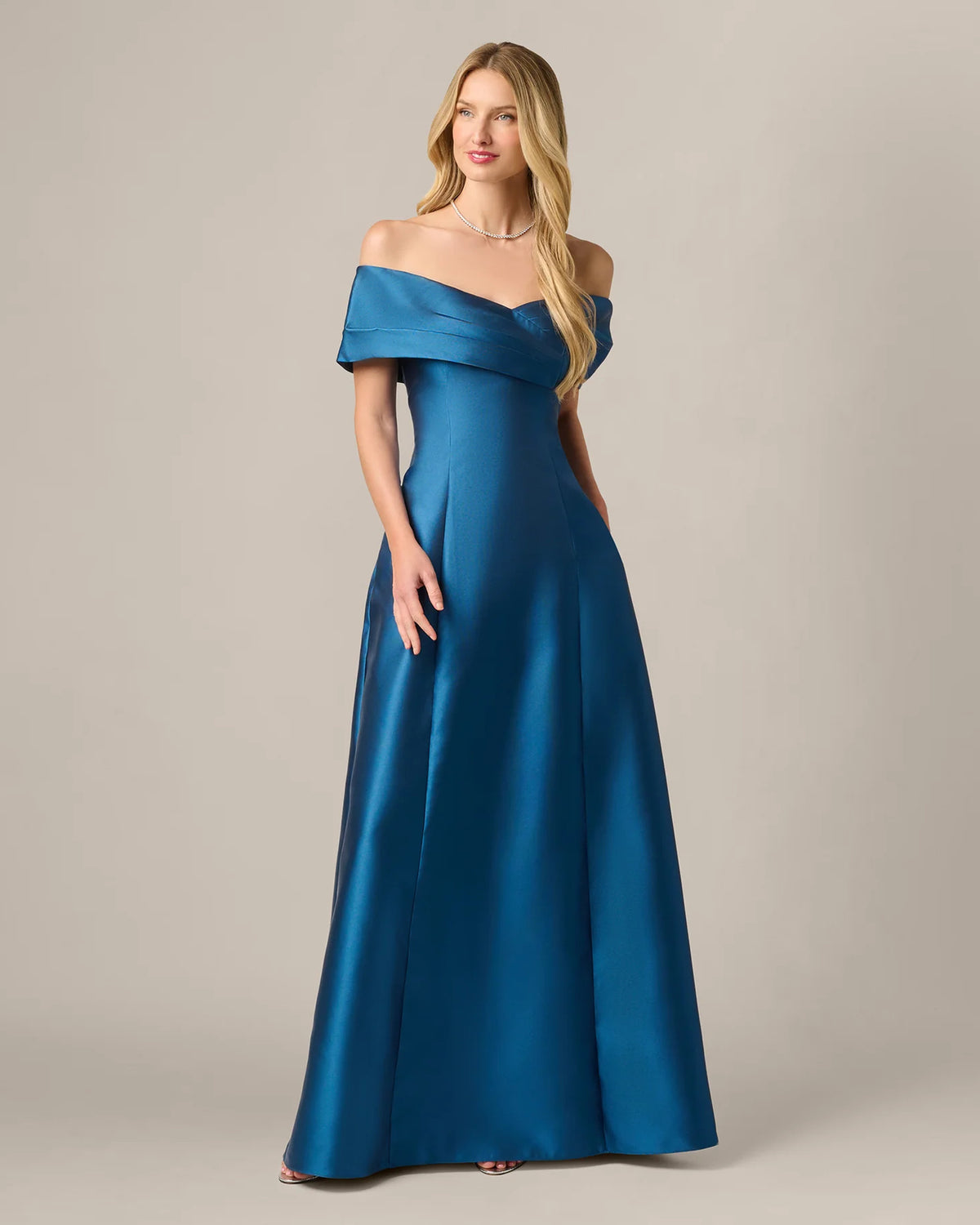 a-line maxi mother of the bride dress - image 2