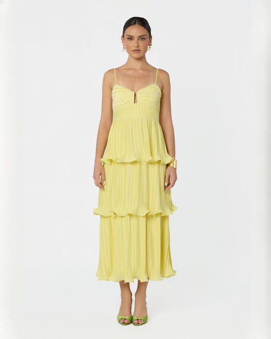sleeveless chiffon a-line maxi bridesmaid dress - image 2
