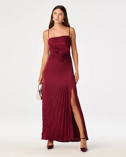 spaghetti strap sheath maxi formal dress - image 2