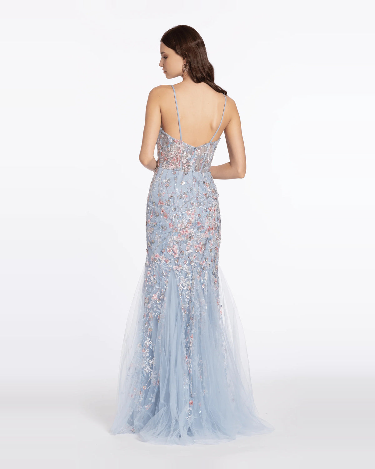 sweetheart mermaid maxi prom dress - image 2