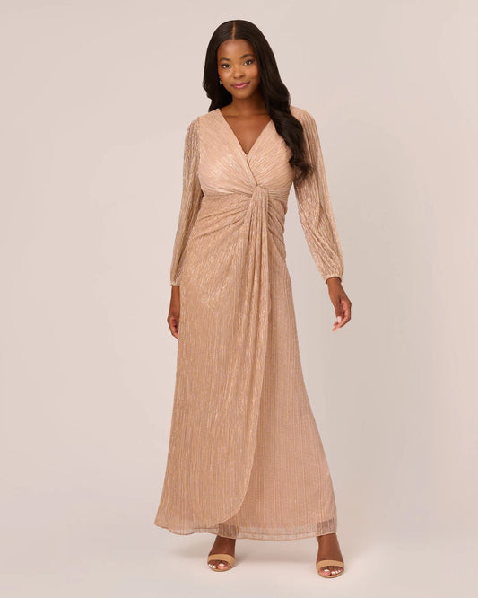 v neck mermaid floor-length mother of the bride dress - image 2