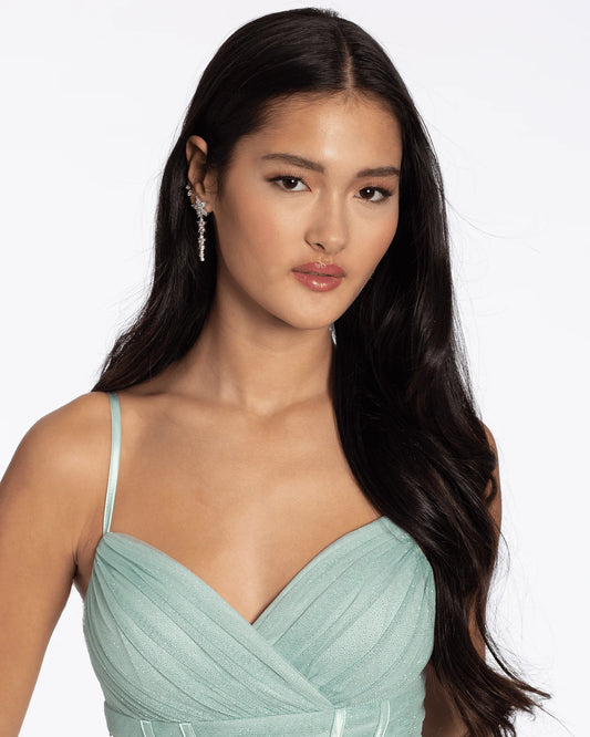 sweetheart a-line maxi homecoming dress - image 2