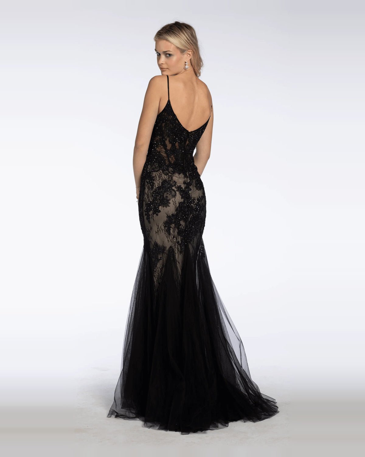 sweetheart mermaid maxi prom dress - image 2