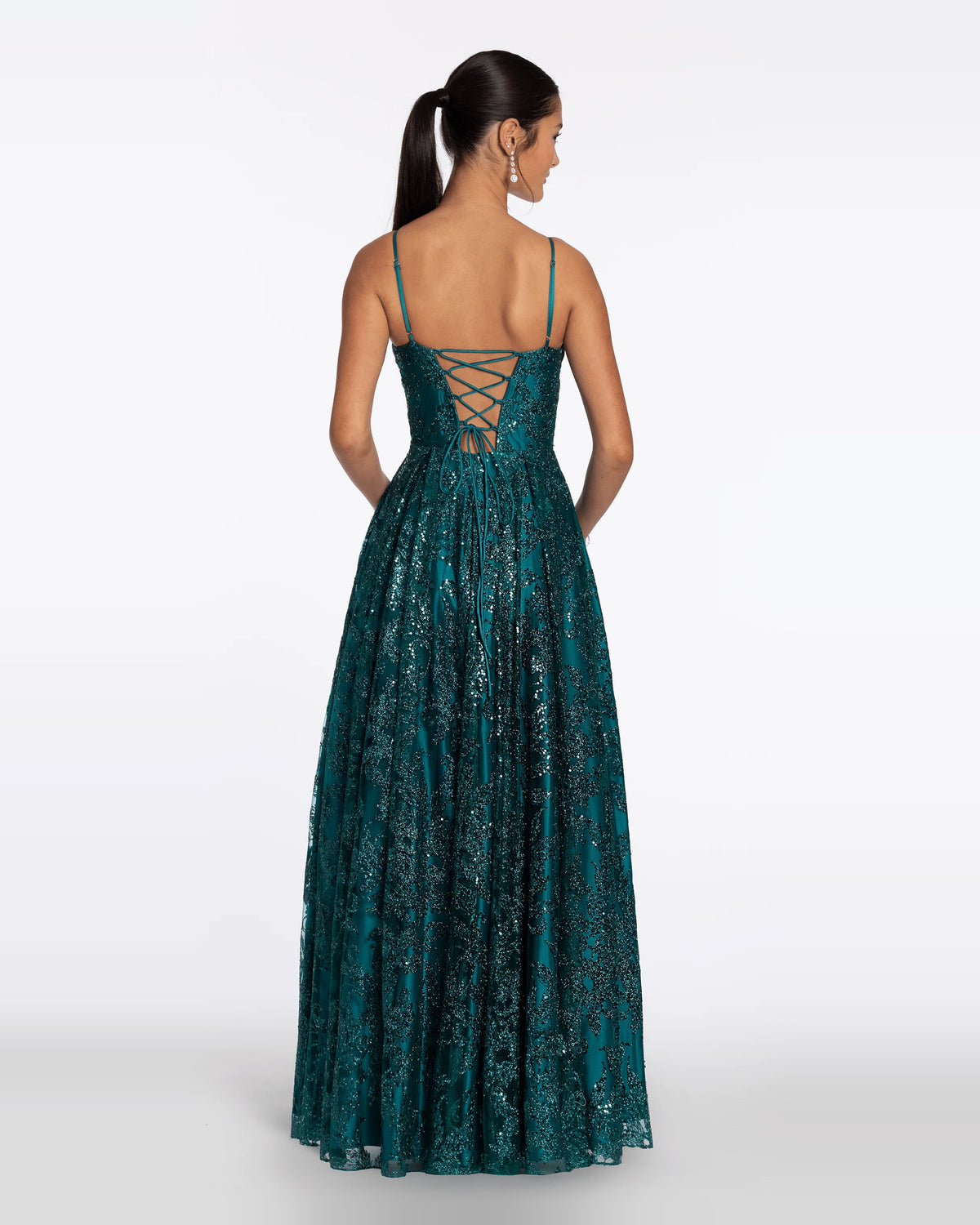 sweetheart ball-gown maxi prom dress - image 2