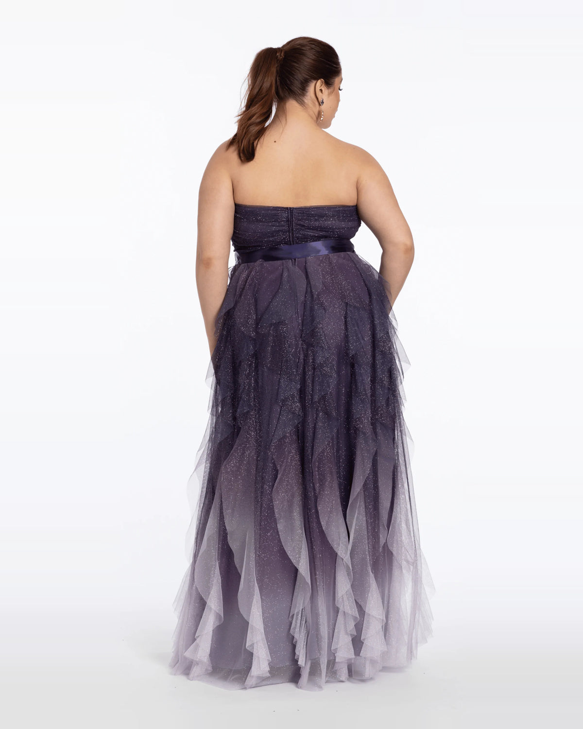 sweetheart a-line maxi prom dress - image 2