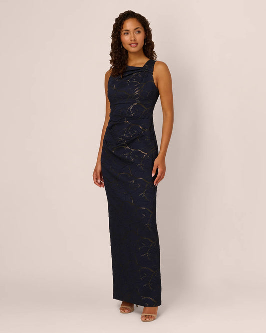 sleeveless sheath maxi mother of the bride dress - image 2