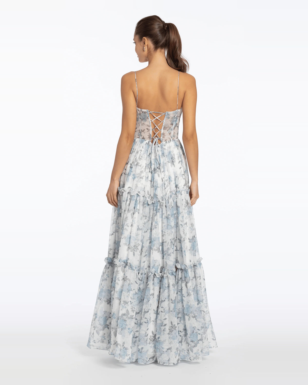 sweetheart a-line maxi prom dress - image 2