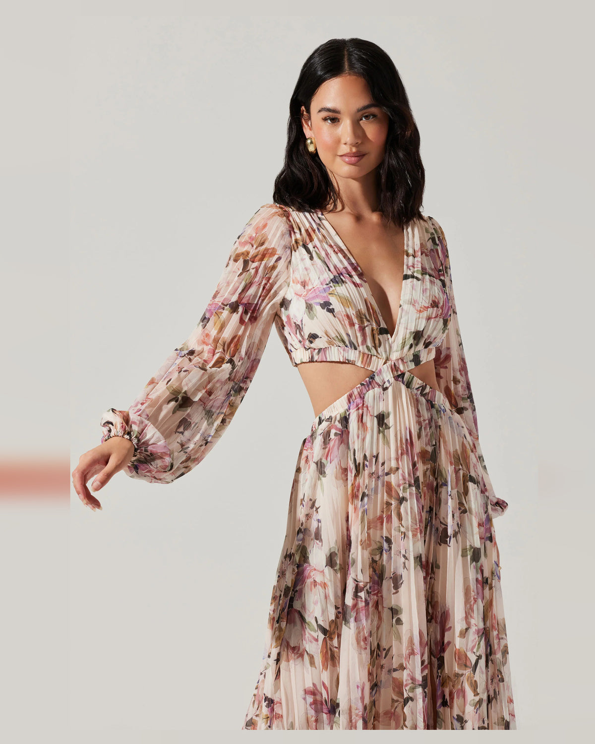 spaghetti strap a-line maxi formal dress - image 2