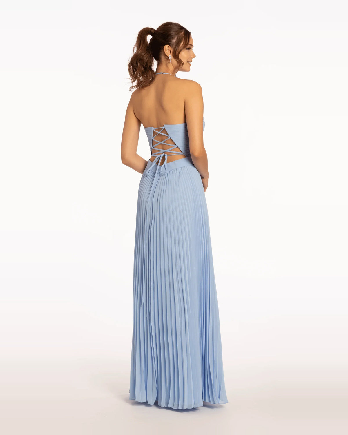 v-neck a-line floor-length prom dress - image 2