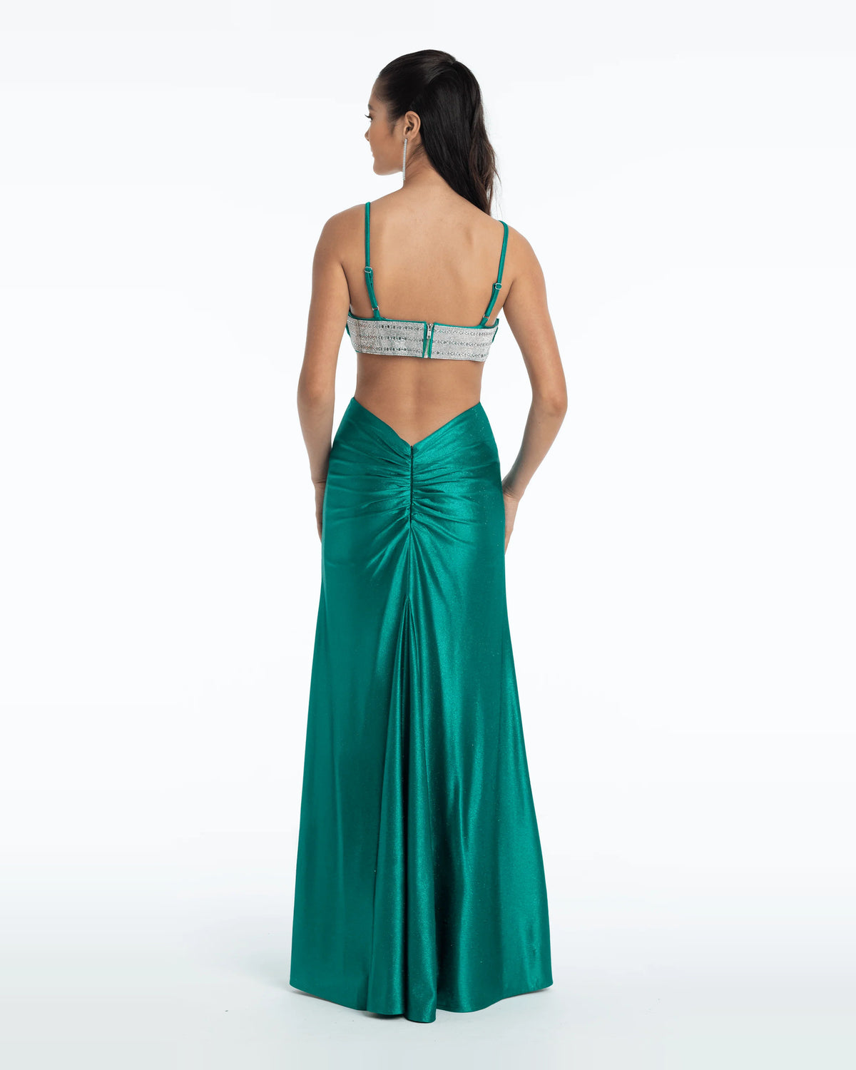 column maxi prom dress - image 2