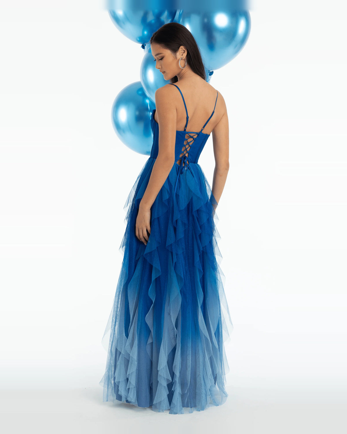 column maxi prom dress - image 2