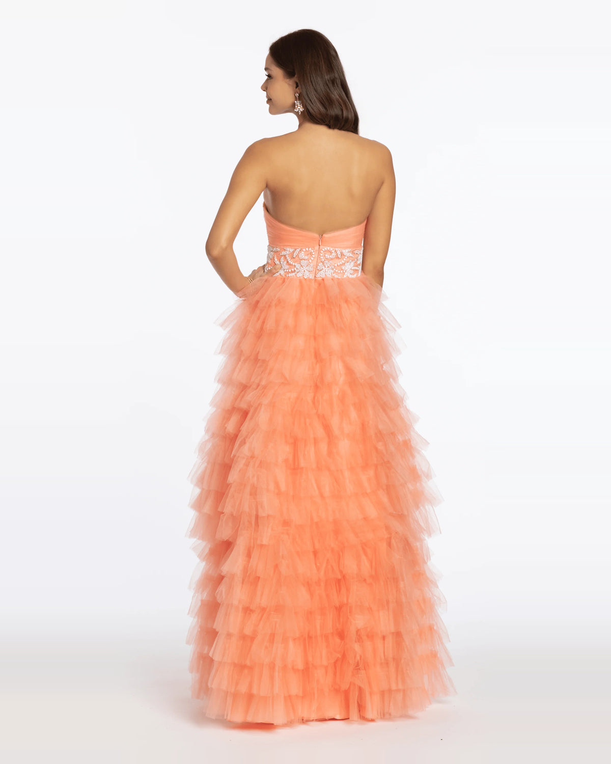 sweetheart ball-gown maxi prom dress - image 2