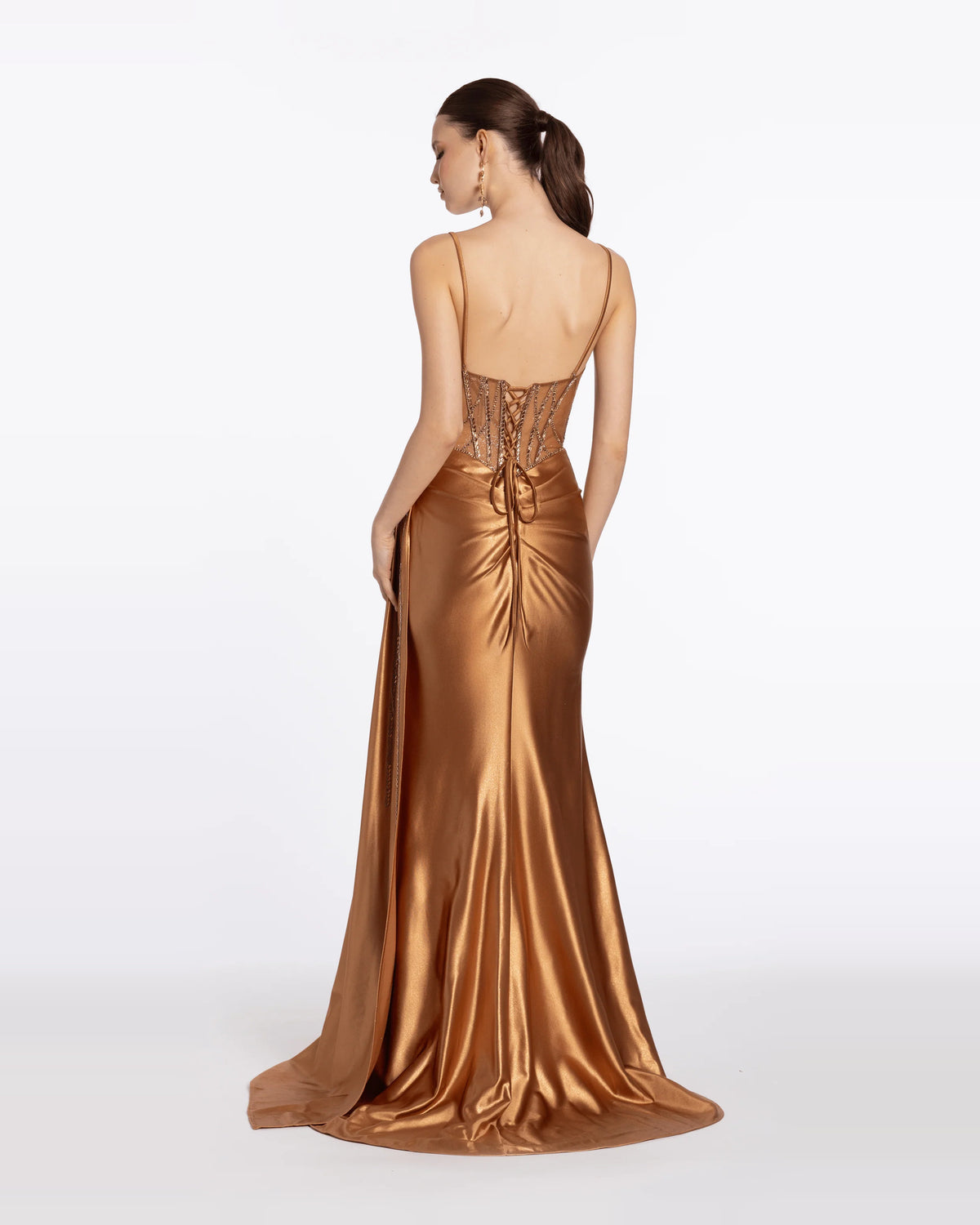column maxi prom dress - image 2
