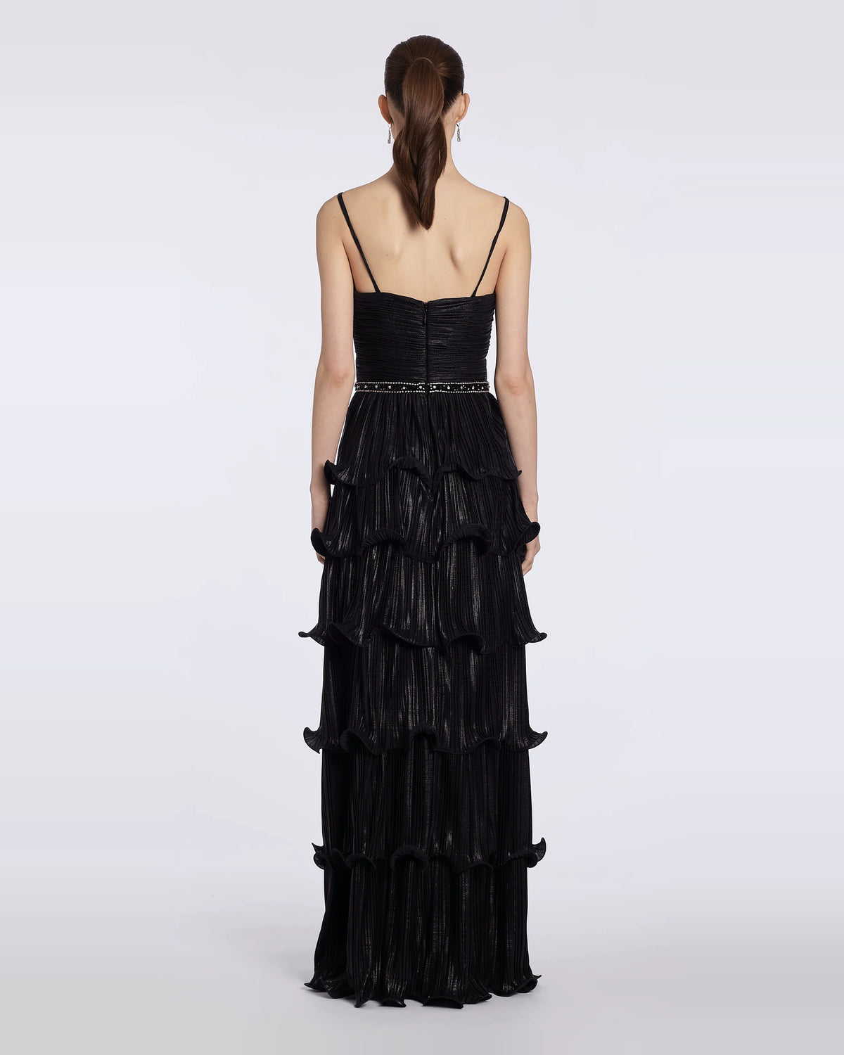 sweetheart a-line maxi prom dress - image 2