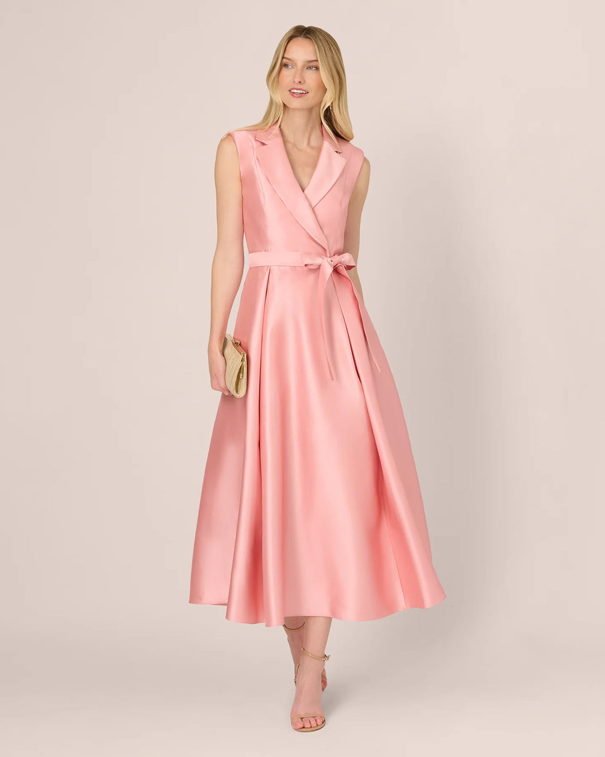 sleeveless a-line maxi mother of the bride dress - image 2