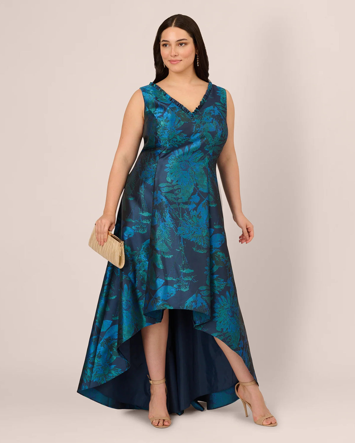 a-line maxi mother of the bride dress - image 2