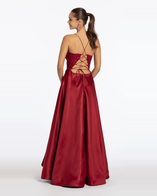 ball-gown maxi prom dress - image 2