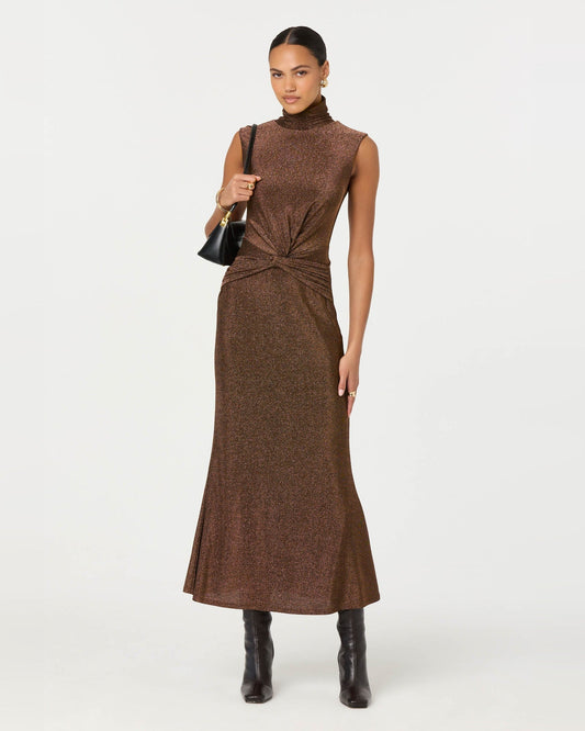 spaghetti strap a-line maxi formal dress - image 2