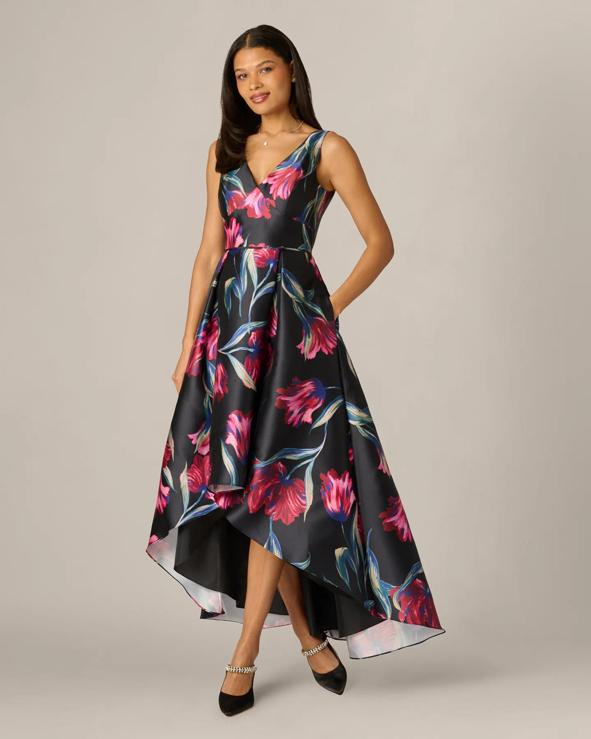 a-line maxi mother of the bride dress - image 2