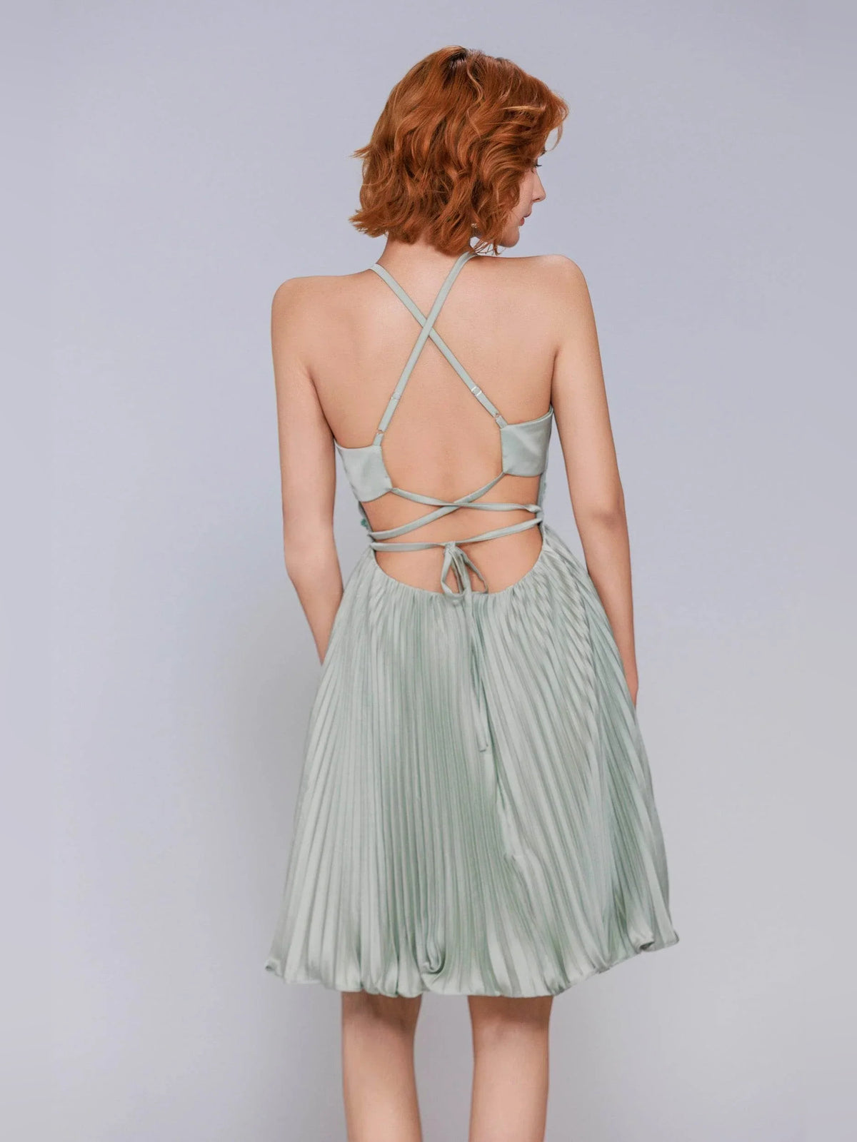 As Picture short homecoming dress, back view showing the rear of the dress