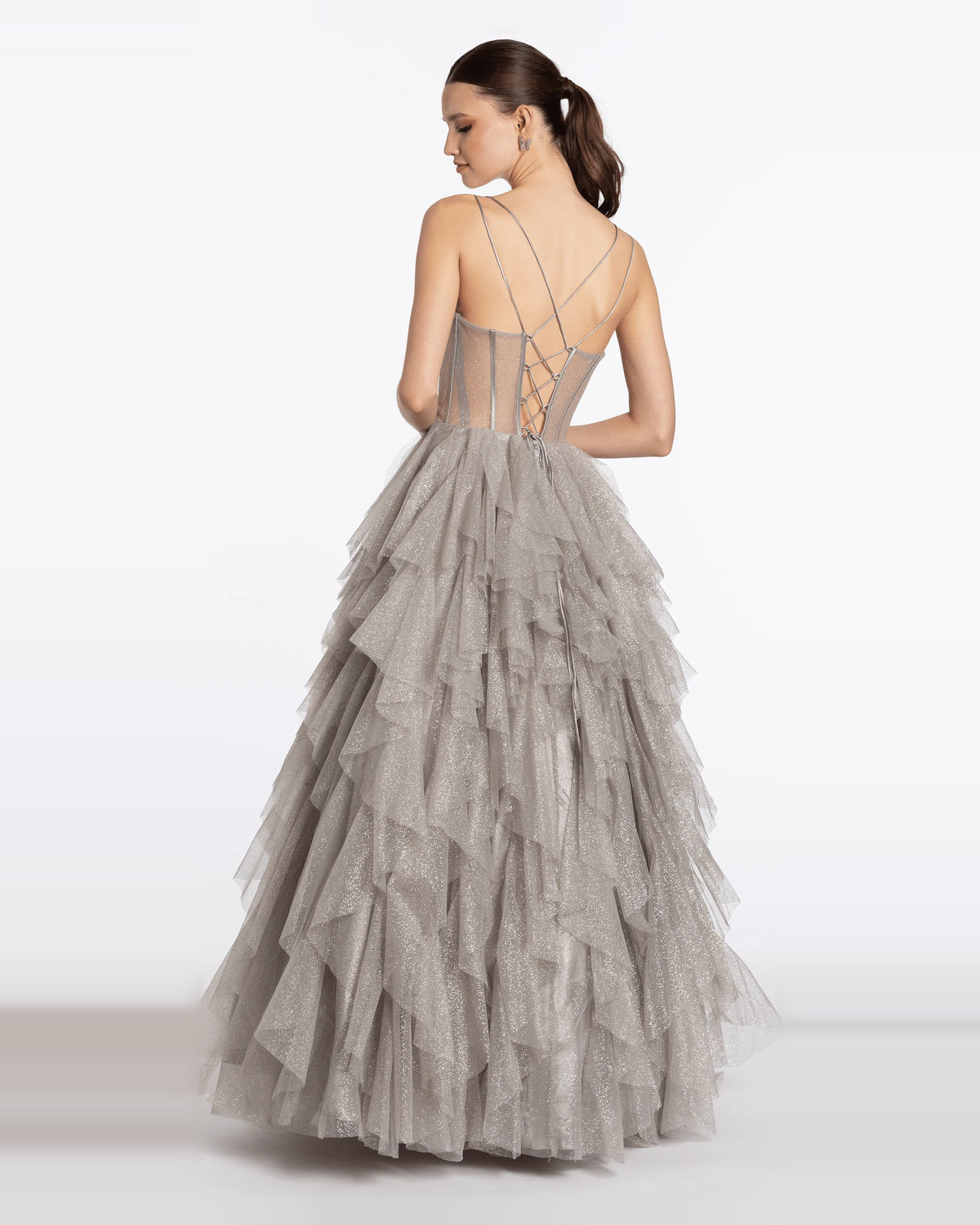 sweetheart ball-gown floor-length prom dress - image 2