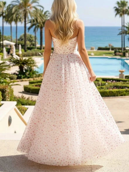 As Picture a-line midi formal dress with ruching, alternate view