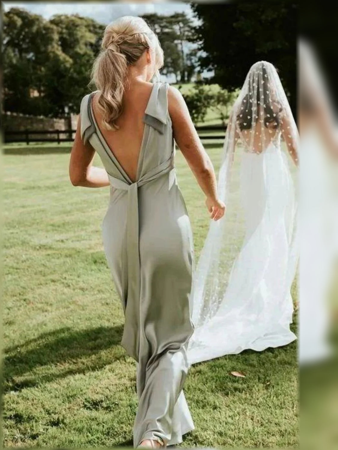 As Picture floor-length bridesmaid dress, alternate view showing the bodice and skirt