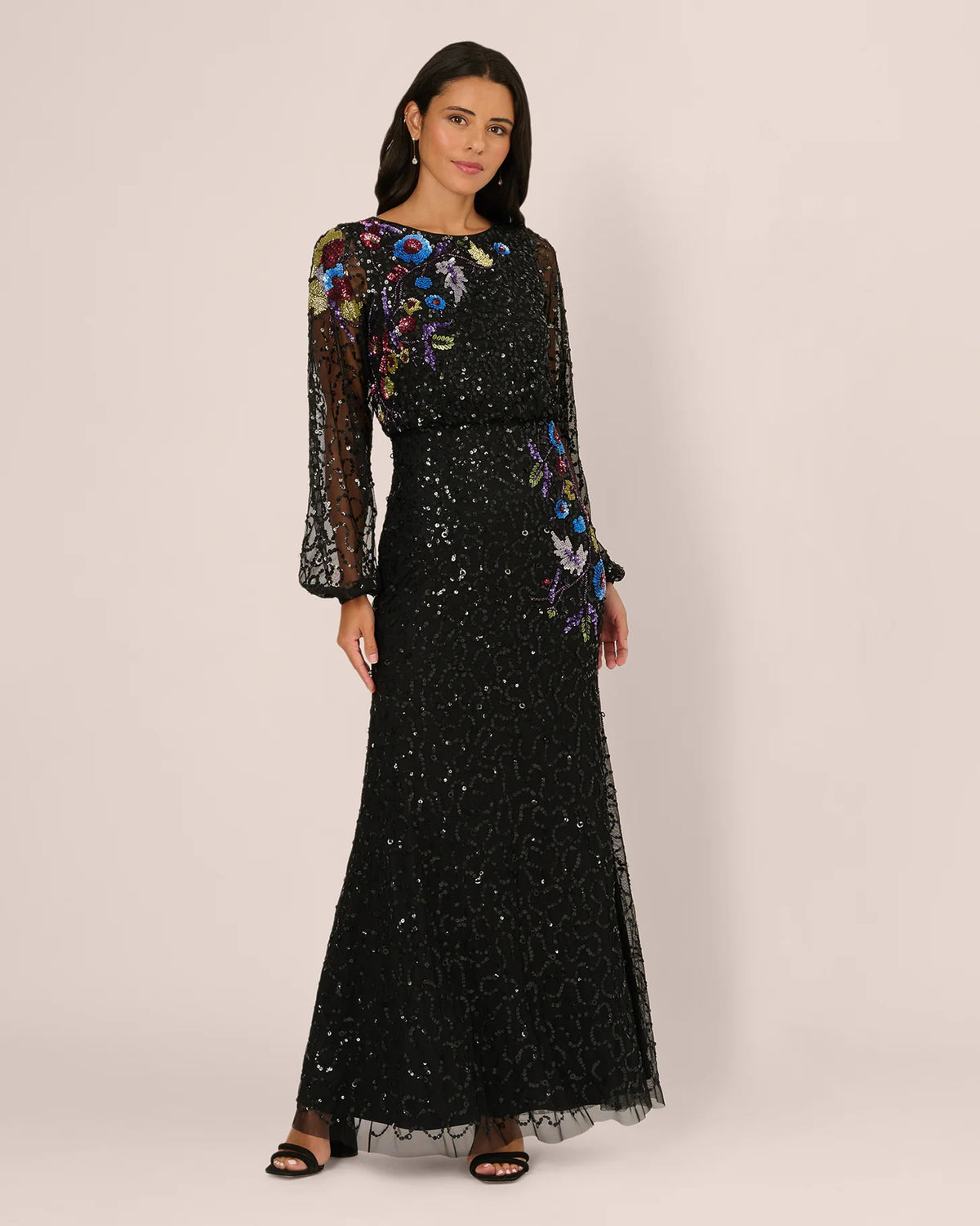 a-line maxi mother of the bride dress - image 2