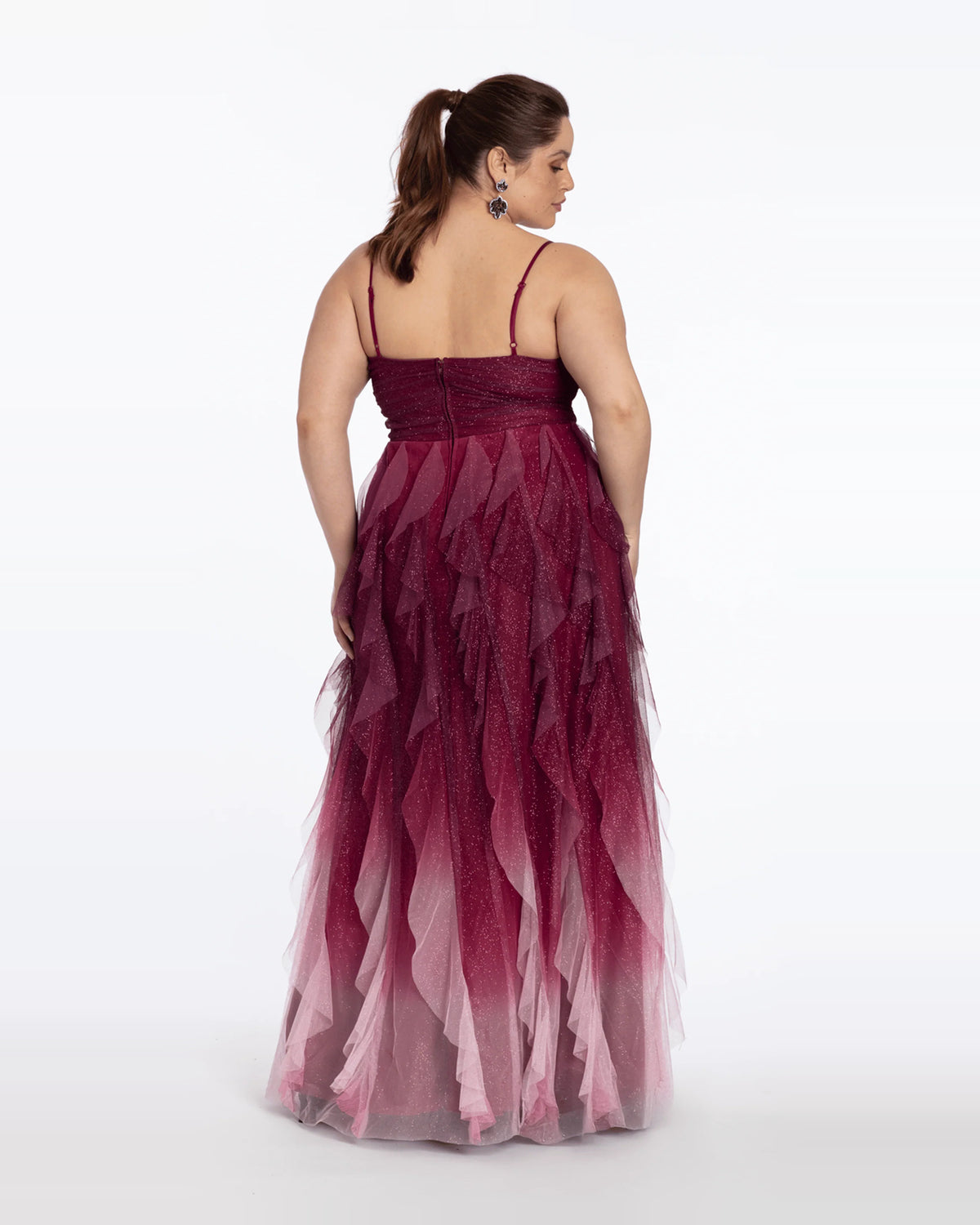 v neck ball-gown floor-length prom dress - image 2