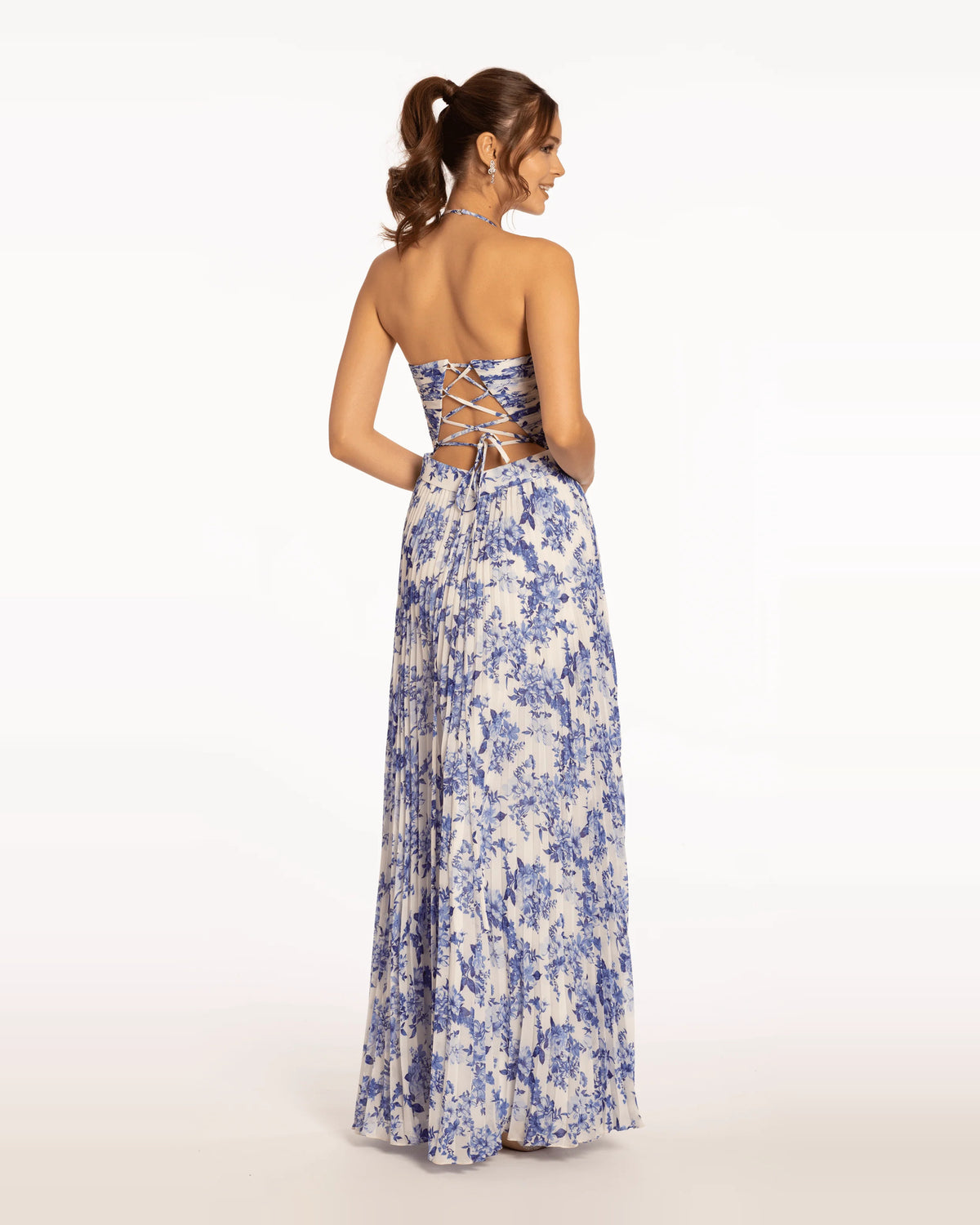sweetheart a-line maxi prom dress - image 2